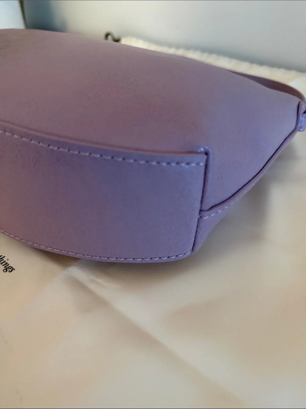kate spade Lilac Patent Leather Shoulder Bag with Knotted Strap NWT